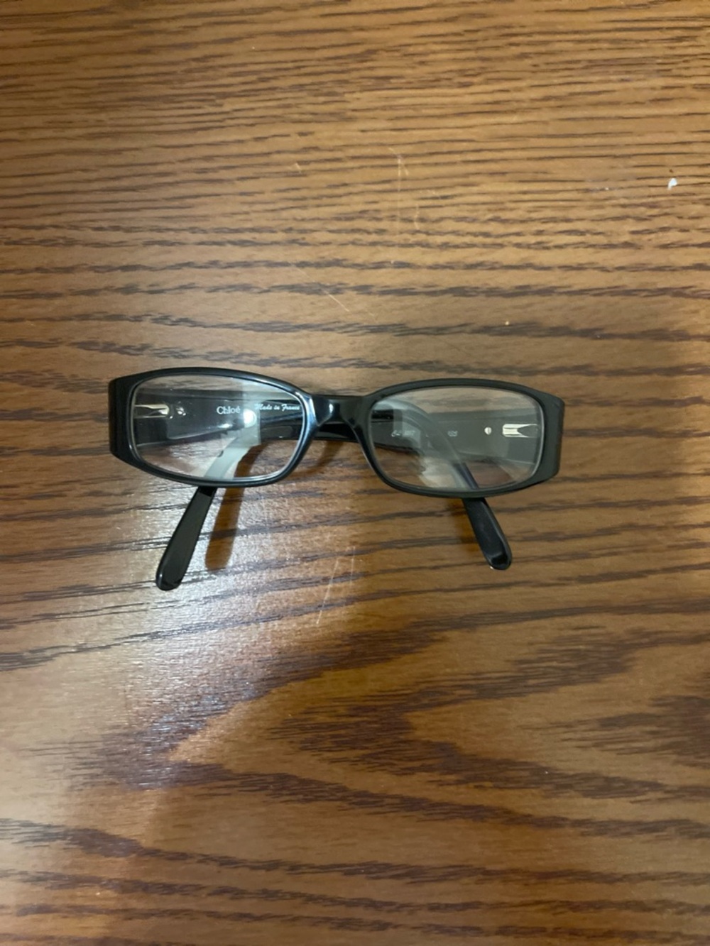 Chloé Black Rectangular Eyeglasses Frame - Picture 2 of 5